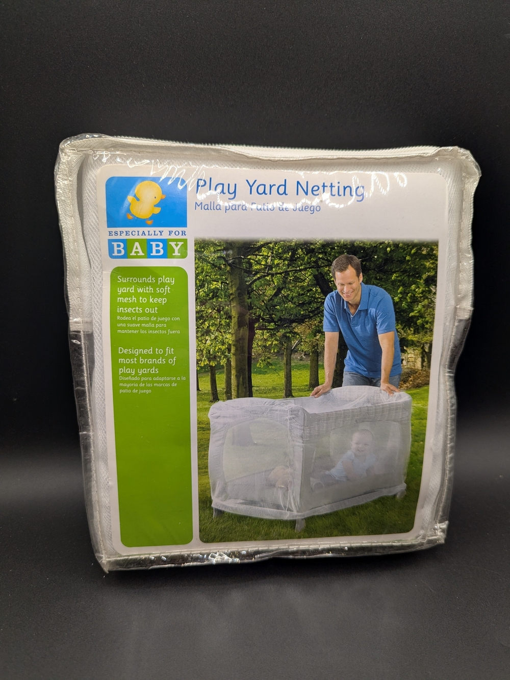 Especially for Baby │Play Yard Netting White Mesh Insect Cover │Machine Washable